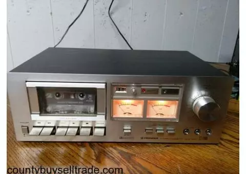 Vintage 1978 Pioneer CT-F500 Cassette Deck CLEAN BUT NEEDS WORK!