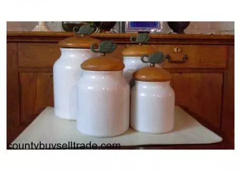 4 piece canister set