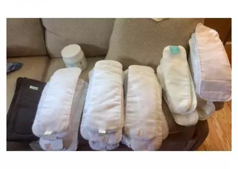 Unused cloth diapers