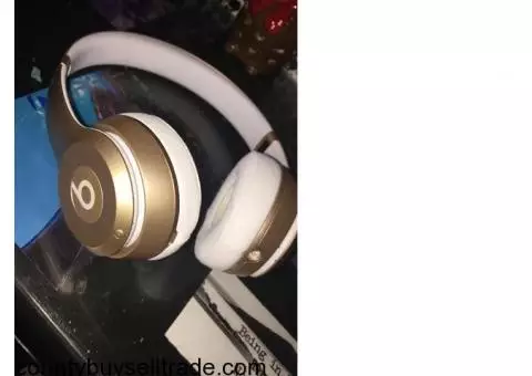Gold Beats Headphones
