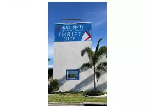 HOLY TRINITY THRIFT SHOP  Clothing and Clear Glass Sale