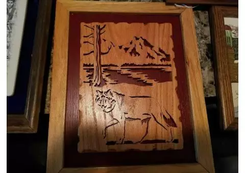 Wood Carving Wolf